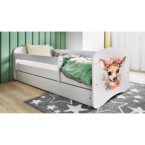  Drveni dječji krevet BAMBI s ladicom - 180x80 cm plavi Cene