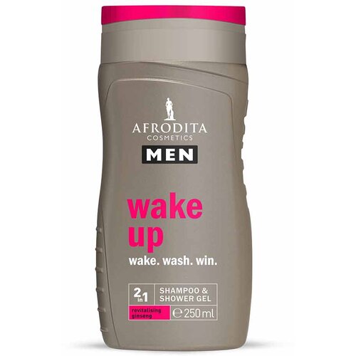 Afrodita Cosmetics Men Wake Up &amp;scaron;ampon i gel za tu&amp;scaron;iranje 250ml Slike