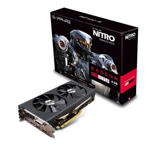 Sapphire AMD Radeon RX470 Nitro+ 4GB GDDR5, PCI-e 2xHDMI/2xDP/256bit/ 11256-01-20G grafička kartica Slike