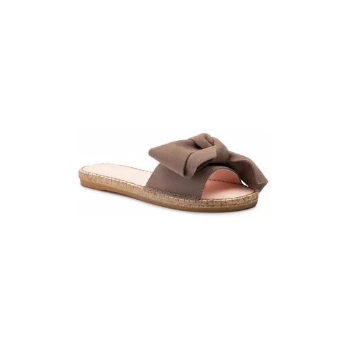Manebi Espadrile Sandals With Bow K 1.9 J0 Rjava