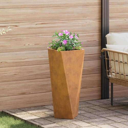 vidaXL Sadilica Rđa 30 x 30 x 75 cm Čelik otporan na vremenske uvjete Cijene