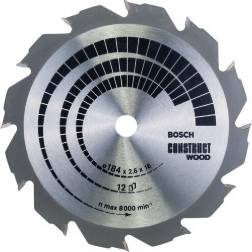 Bosch pro construct wood list kružne testere 184x2.6x16 mm 12z hb max 8.000 o/min (2608641200) Cene