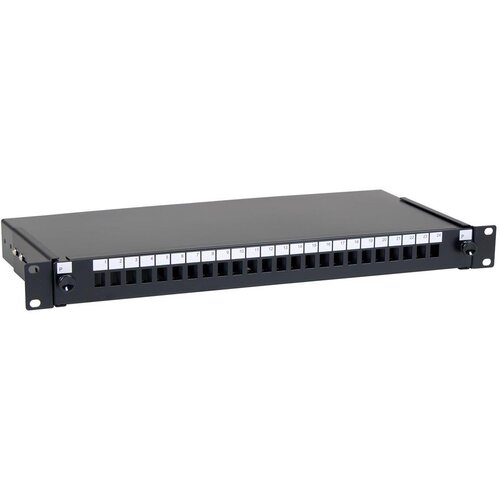 Masterlan safewell patch panel 24 simplex sc sa kasetom, bez modula, crni Slike