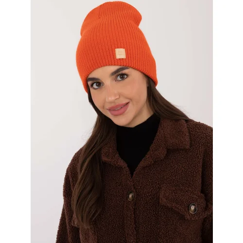 Fashion Hunters Orange knitted hat RUE PARIS