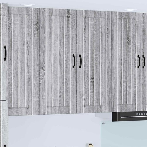  Ormar za Zid LUCCA Siva sonoma 80 x 31 x 100 cm Cene