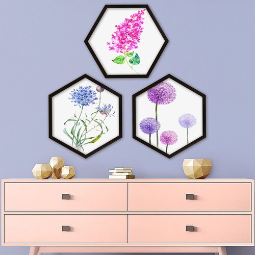 Wallity uramljena slika 6GEN64546, 35x35 cm, 3 dela Slike