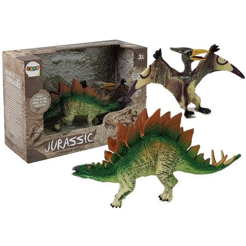  Set of Stegosaurus, Pteranodon Dinosaur Figurines Cijene