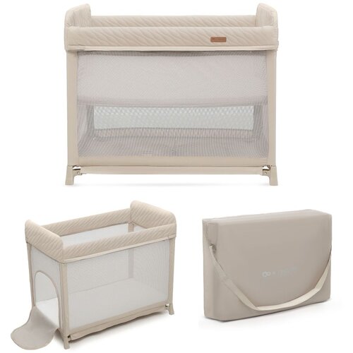 Kinderkraft Potovalna posteljica Moon Dream, Beige Cene