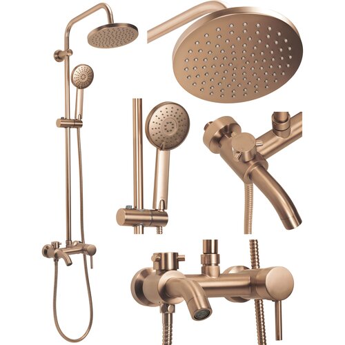 Rea Komplet za prhanje Luis Brush Copper Cene