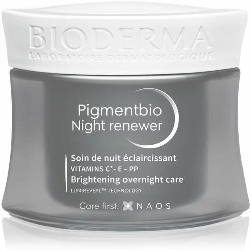 Bioderma Pigmentbio Night Renewer nočna krema za posvetlitev 50 ml za ženske