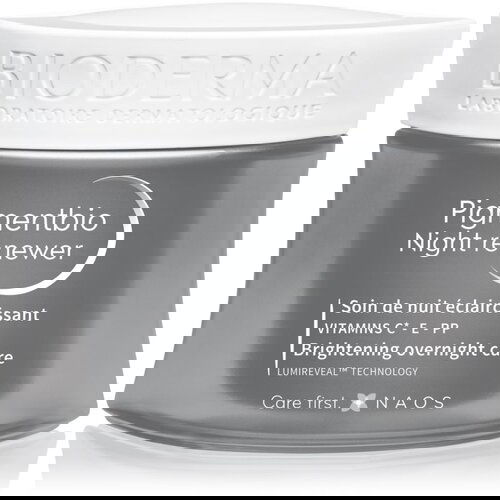 Bioderma Pigmentbio Night Renewer noćna posvjetljujuća krema 50 ml za žene Slike
