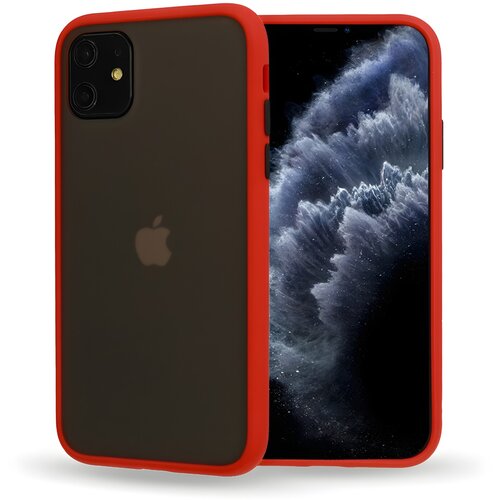 Vennus Button Matt ovitek za Xiaomi Redmi 8 - Rdeča Slike