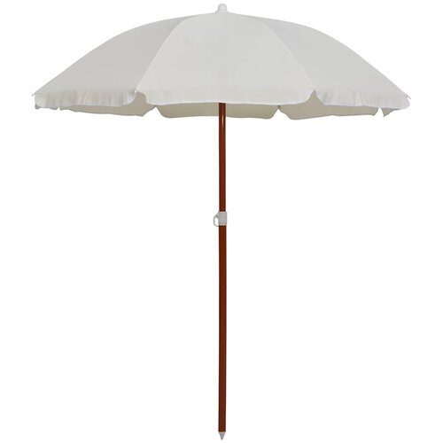  Vrtni suncobran s čeličnim stupom 180 cm boja pijeska Slike