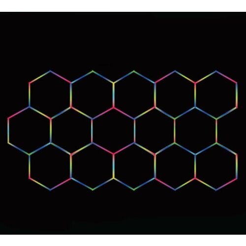  Hexagon LED tube 15 heads RGB 12V 410mm 59pcs Cene