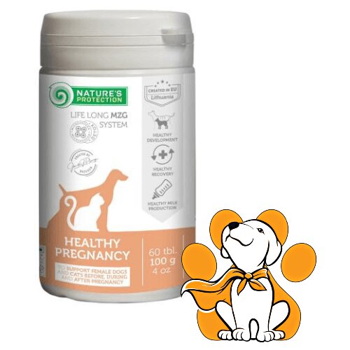 Nature&amp;#039;s Protection Healthy Pregnancy 60tbl, Tablete Za Skotne Kuje i Mačke Slike
