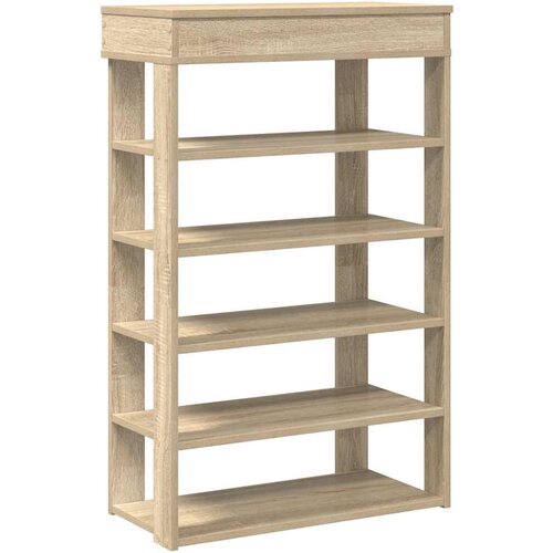 Maison Chic Regal za čevlje - Polica za čevlje sonoma hrast 60x30x98 cm inženirski les, (21777262) Slike