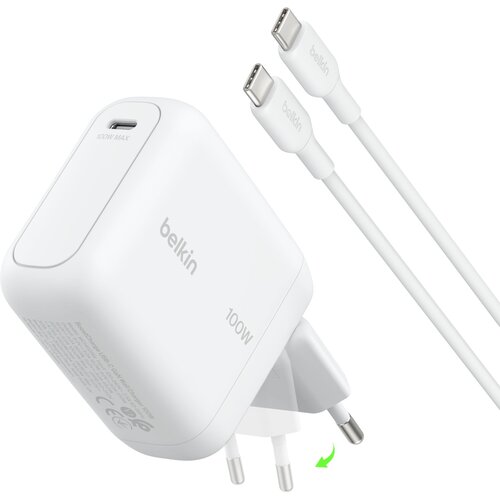 Belkin BOOSTCharge 100W USB-C GAN kla.St+Kab.w.WCH025KQ1.5WHB6 Slike