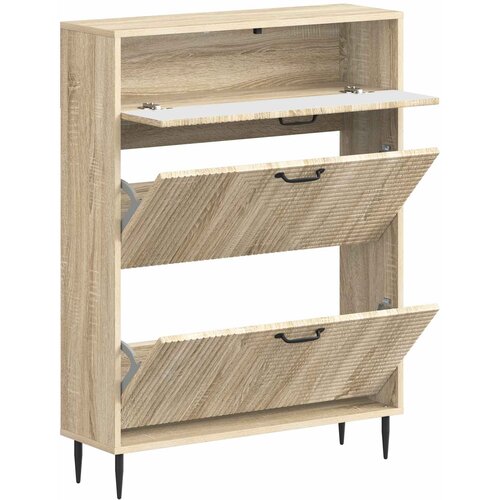  Ormar za cipele HAARLEM 78 x 24 x 103 cm Konstruirano drvo Slike