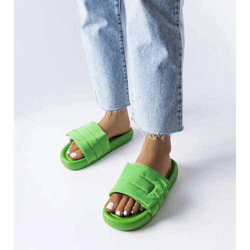 Gemre Green Velcro Sandals Aleron Cene