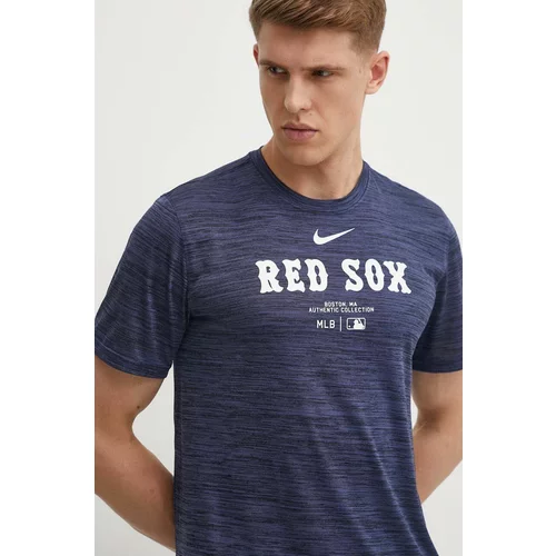 Nike Majica kratkih rukava Boston Red Sox za muškarce, boja: tamno plava, s tiskom