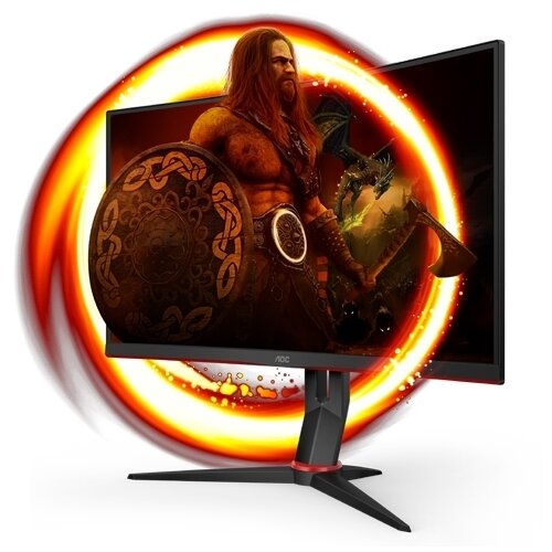 AOC Gaming monitor 32 VA zakrivljeni C32G2ZE BK Slike