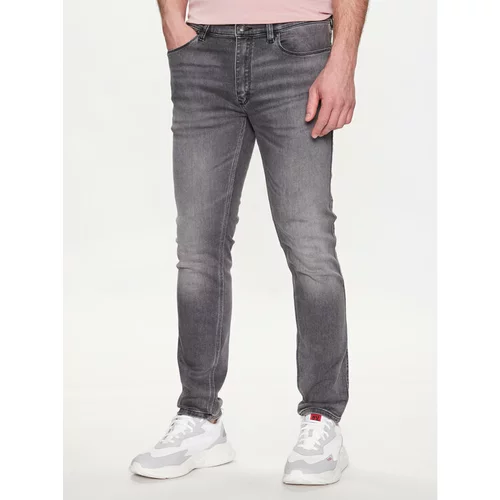 Hugo Jeans hlače 50483877 Srebrna Extra Slim Fit