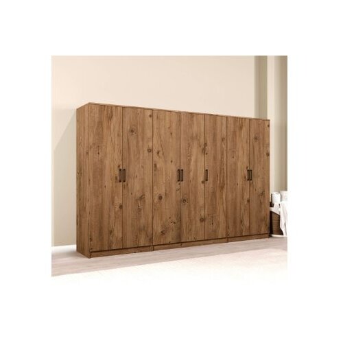 Hanah home Ormar Kardelen 1600-116, 280x180x51.8 cm, , Smeđa Slike