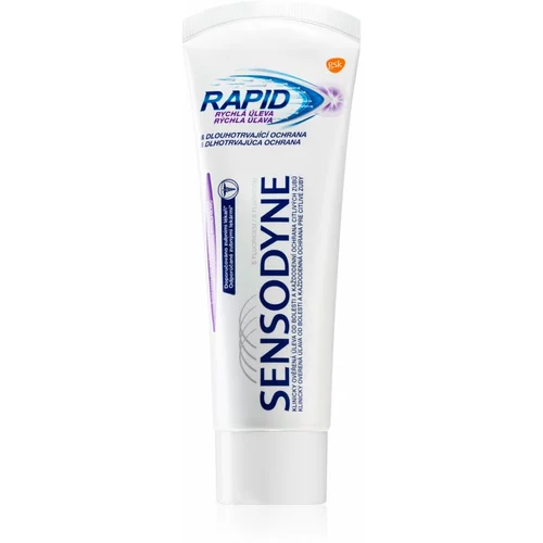 Sensodyne Rapid zobna pasta s fluoridom za občutljive zobe 75 ml