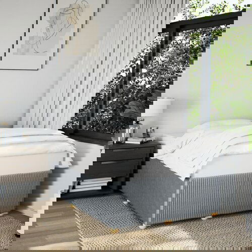 VidaXL Posteljni okvir svetlo siv 120x190 cm tkanina Slike