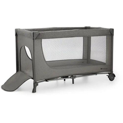 Kinderkraft Putni krevetić 2u1 Joy 2, Dark Grey Slike