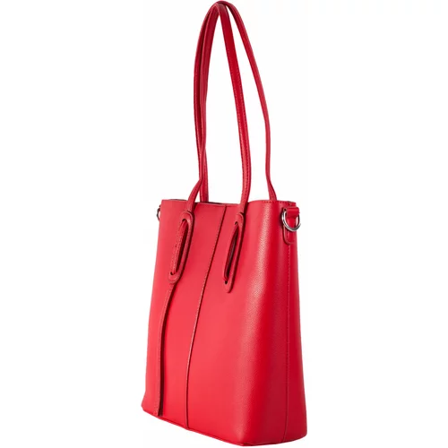 Fashion Hunters Red city shoulder bag with handles