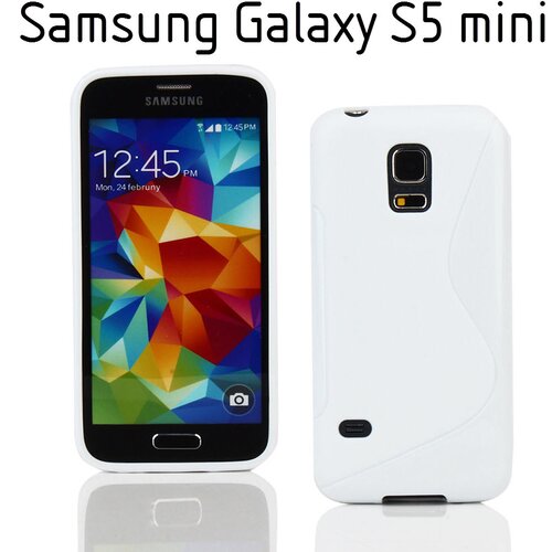  Gumijasti / gel etui S-Line za Samsung Galaxy S5 mini - beli Cene