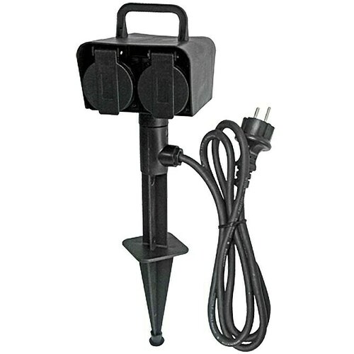 VOLTOMAT Vrtna utičnica s kabelom (Dužina kabela: 1,5 m, Broj &amp;scaron;uko utičnica: 4, IP44, 3.500 W) Slike