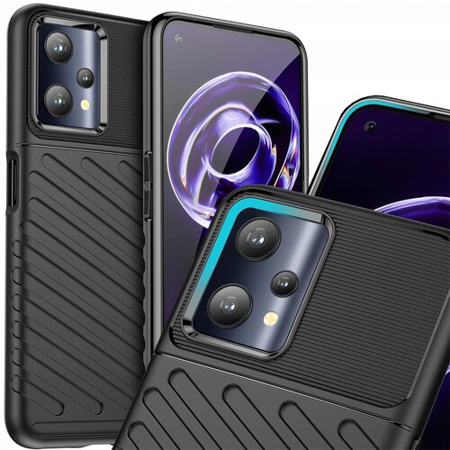 HURTEL THUNDER ETUI POKROV ETUI OHI&Scaron;JE ETUI ZA REALME 9 PRO ČRN, (21973006) Cene
