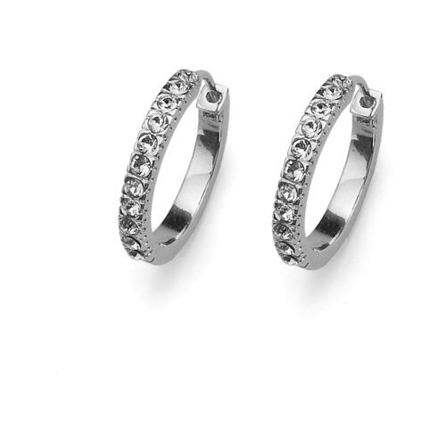 Oliver Weber hoop classic crystal mindjuše sa swarovski belim kristalom ( 22105r ) Cene