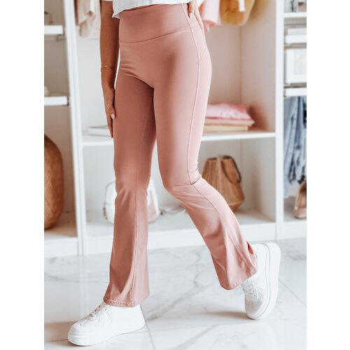 DStreet Legginsy damskie dzwony FARAFII r&amp;oacute;żowe Slike