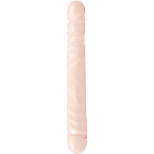 The Classics Dvojni dildo Jr. Veined Double Header – 30 cm, prozoren Cene