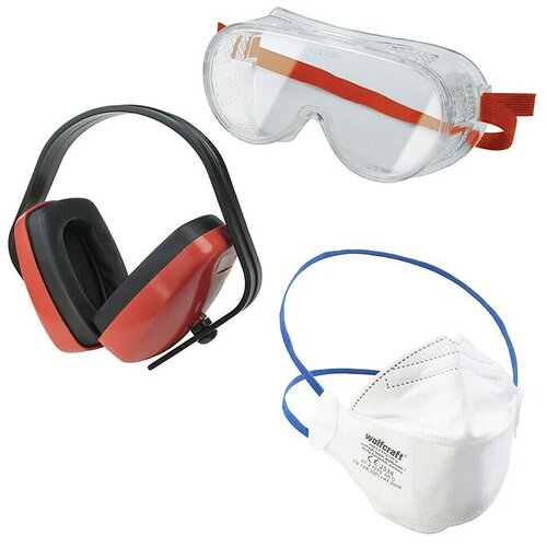 Wolfcraft Za&scaron;čitni set za varnost pri delu (Bela, Do x &Scaron; x V: 100 x 176 x 265 mm) Cene