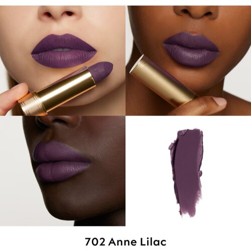 Gucci Beauty Rouge &amp;agrave; L&amp;egrave;vres Matte Lipstick matirajući ruž za usne nijansa 702 Anne Lilac 3.5 g Slike