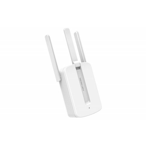 Mercusys 300Mbps Wi-Fi Range Extender, 3 fixed external antennas with MIMO, WPS button Cene