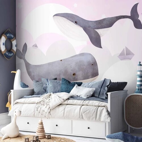  Foto tapeta - Dream Of Whales - Second Variant 450x315 Vodootporna Slike