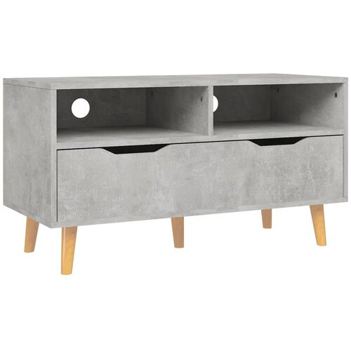 Maison Chic TV omarica - TV stojalo - Televizijska omarica betonsko siva 90x40x48,5 cm inženirski les, (21699376) Cene