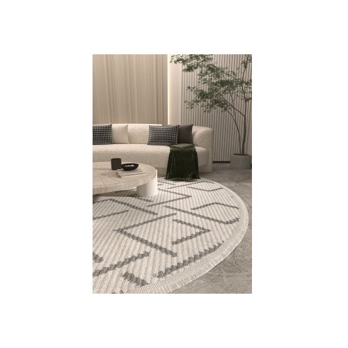 Conceptum Hypnose tepih Vetrina 3609, V120 cm, krem-siva Slike