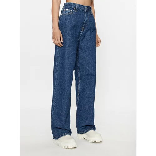 Calvin Klein Jeans Jeans hlače J20J221766 Mornarsko modra Relaxed Fit