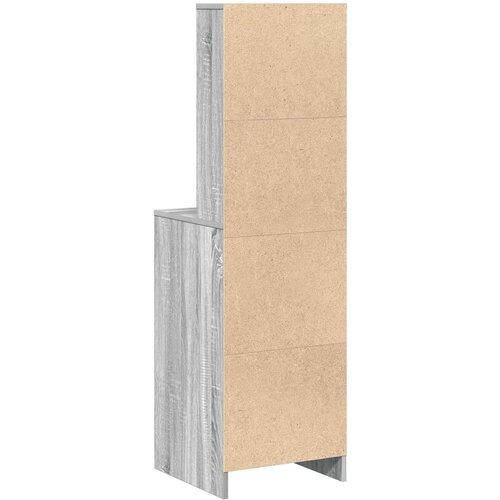 vidaXL Visok predal Siva sonoma Inženirski les 40 x 41 x 135 cm Cene
