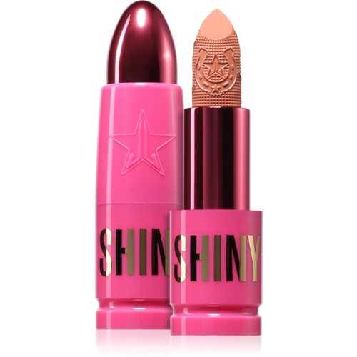 Jeffree Star Cosmetics Shiny Trap Lipstick kremasta &amp;scaron;minka s satenastim zaključkom odtenek Cowgirl Suede 3 g Slike