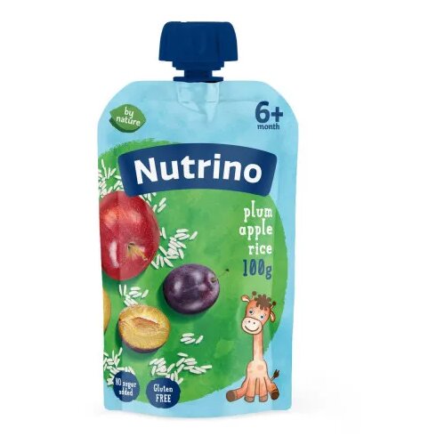 Nutrino pouch jabuka, &scaron;ljiva i pirinač 100g Cijene