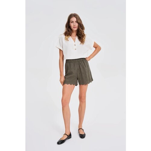Marisse Olive Cotton Shorts Cijene