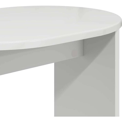  Bocni stol Visoki Sjaj Bijeli 50 x 39 5 x 55 cm Slike