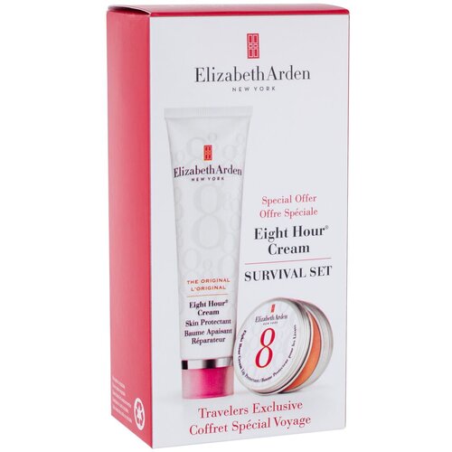 Elizabeth Arden Eight Hour Cream Skin Protectant darovni set dnevna njega kože Eight Hour Cream Skin Protectant 50 ml + balzam za usne Eight Hour Cream Lip Protectant 14,6 ml za žene Cijene